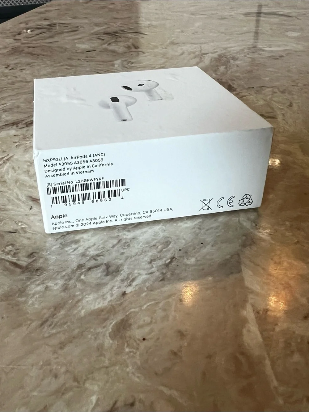Apple AirPods 4 - Wireless Earbuds With Active Noise Cancellation - BNIB
